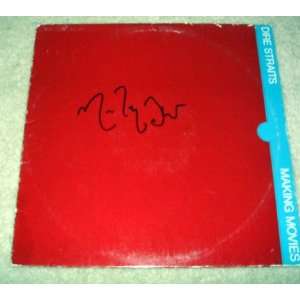  MARK KNOPFLER dire straits autographed SIGNED Record 