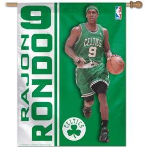  Wincraft Boston Celtics Rajon Rondo 27x37 Vertical Flag 