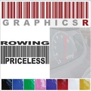   Barcode UPC Priceless Rowing Competitive Collegiate Crew A742   Red