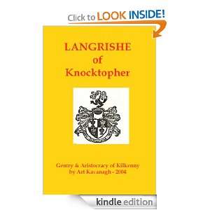 Langrishe of Knocktopher (The Gentry & Aristocracy of Kilkenny) Art 