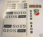Gios Compact decals for Campagnolo vintage bike resto