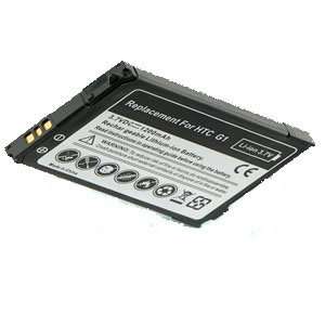   Battery (1200 mAh) for T Mobile G1 Cell Phones & Accessories