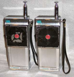   Vintage ROSS Superheterodyne Walkie Talkies 2 Way Radio Transceivers