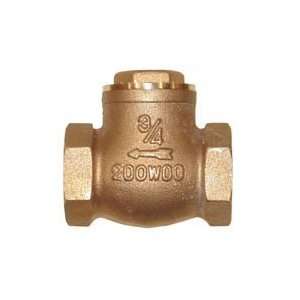  Webstone Valve 10550 N/A 4 Forged Brass Swing Check Valve 