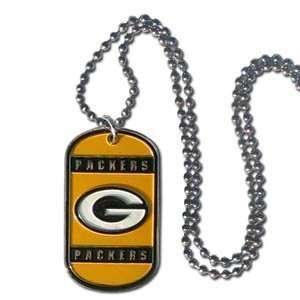  NFL Football Green Bay Packers Dog Tag Necklace 