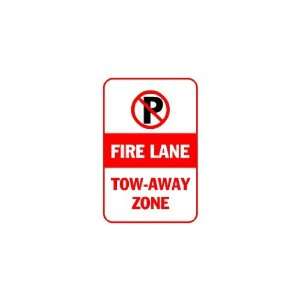    3x6 Vinyl Banner   Fire Lane Tow Away Zone 