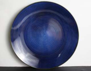 Thomas Obrien Vintage Modern Blue Dinner Plate 4 Avail  