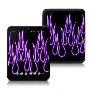  HP TouchPad Skin (High Gloss Finish)   Purple Neon Flames 
