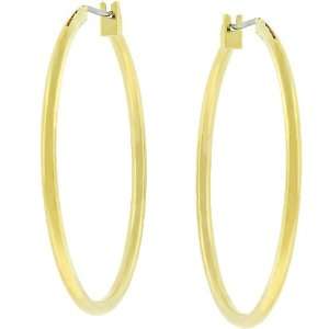  Michele Mies Goldtone Hoop Earrings Jewelry