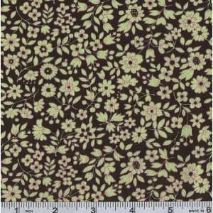  45 Wide Michael Miller Indigo Flower Java Fabric By The 