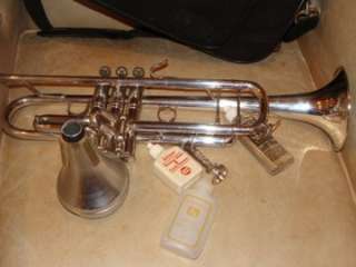 ViNtaGe ~ Bach Stradivarius Model 43 ML PROFESSIONAL Silver Trumpet 