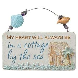  Beach Theme Message Plaque My Heart Will Always Be In A 