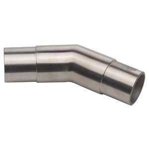 44 730A/1H Satin (Brushed) Stainless Steel 147 Degree Angle Flush 