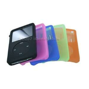  5 Pack Rainbow Colors Silicone Skin Cases For iPod Video 
