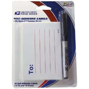  LePages USPS To and From Address Labels + Premium Marker 
