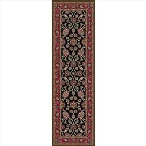  Leverett Shiraz Black Oriental Runner Rug Size 23 x 73 