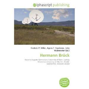  Hermann Brück (9786132865694) Books