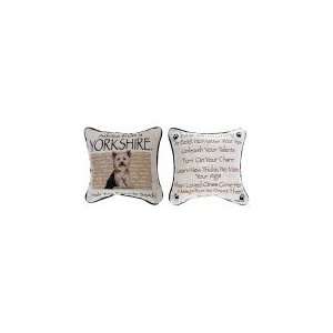  Advice From a Yorkshire Terrier Pillow