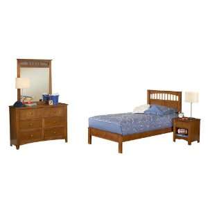 Taylor Falls Youth 4 Piece Bedroom Set with Low Footboard Full Sized 