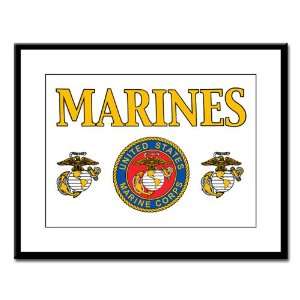  Large Framed Print Marines United States Marine Corps Seal 