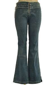 JANE DOE JEANS zip fly blue stretch cotton denim jeans 9 10  