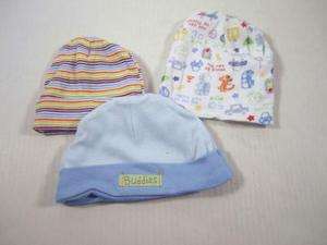 Lot of 3 Baby Boy Hats Caps Gerber Disney  