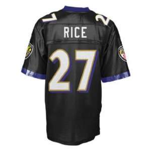 Baltimore Ravens jersey #27 Rice black jerseys size 48 56  