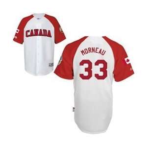 Canada 2009 World Baseball Classic Justin Morneau Replica Home Jersey 