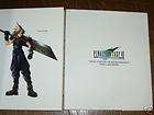 Final Fantasy VII 7 Postcard Art Book RARE  