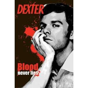  Dexter Blood Never Lies HBO TV Poster 24 x 36 inches