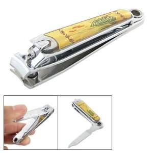   Rosallini Silver Tone Lever Type Nail Clippers Trimmer w File Beauty
