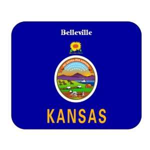  US State Flag   Belleville, Kansas (KS) Mouse Pad 