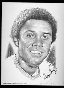 1976 Linnett Portrait Tony Perez HOF Cincinnati Reds  