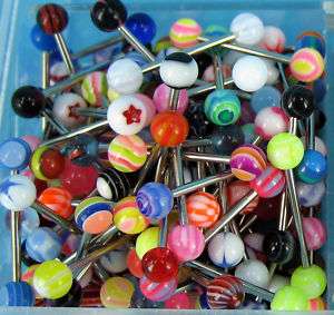 Wholesale 60 Different Tongue Ring Bar Body Jewelry 251  