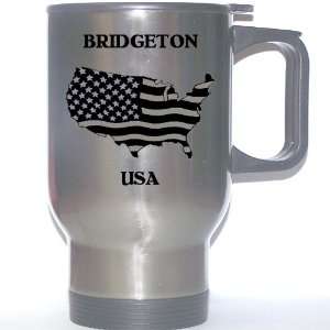  US Flag   Bridgeton, New Jersey (NJ) Stainless Steel Mug 