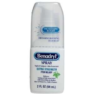  Benadryl Itch Relief Spray, Extra Strength 2 oz (Quantity 