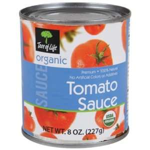 Tree Of Life Tomato Sauce Org 8 OZ (Pack Grocery & Gourmet Food
