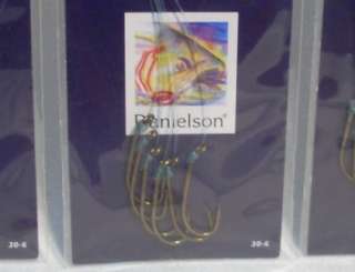 Packages Danielson Size 6 Snelled Baitholder Fishing Hooks Crappie 