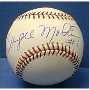  Bengie Molina Autographed Baseball