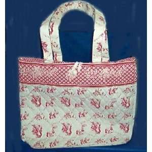  Large Toile Fabric Handbag Beauty
