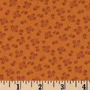  44 Wide Winterthur Toile Hannah Floral Apricot Fabric By 