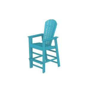  Recycled Venice Beach Outdoor Patio Adirondack Bar Chair 