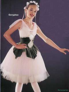 CORYPHEE Romantic Ballet Tutu Dance Dress Costume CXS  