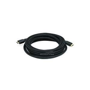   15FT 24AWG CL2 High Speed w/ Ethernet HDMI Cable w/ Net Jacket   Black