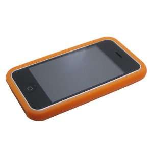    Orange Silicone Soft Skin Case Cover for iPhone 3G 