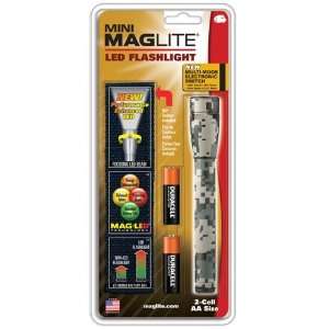  Maglite 2 AA Digital Camo LED With Holster Sports 