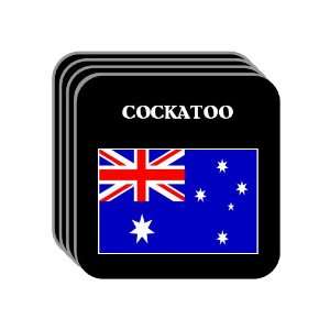  Australia   COCKATOO Set of 4 Mini Mousepad Coasters 