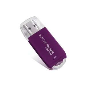  Filemate Color mini 2 GB USB 2.0 Flash Drive   Purple Electronics