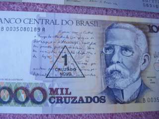 Brasil Currency Collection Lot_9 Banknotes  