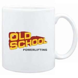    Mug White  OLD SCHOOL Powerlifting  Sports